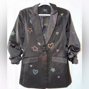 Vici Collection - Meghan Multi Design Blazer - NWT